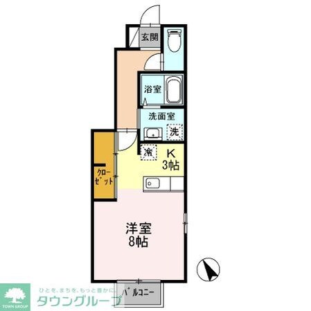 シーゲート八王子の物件間取画像